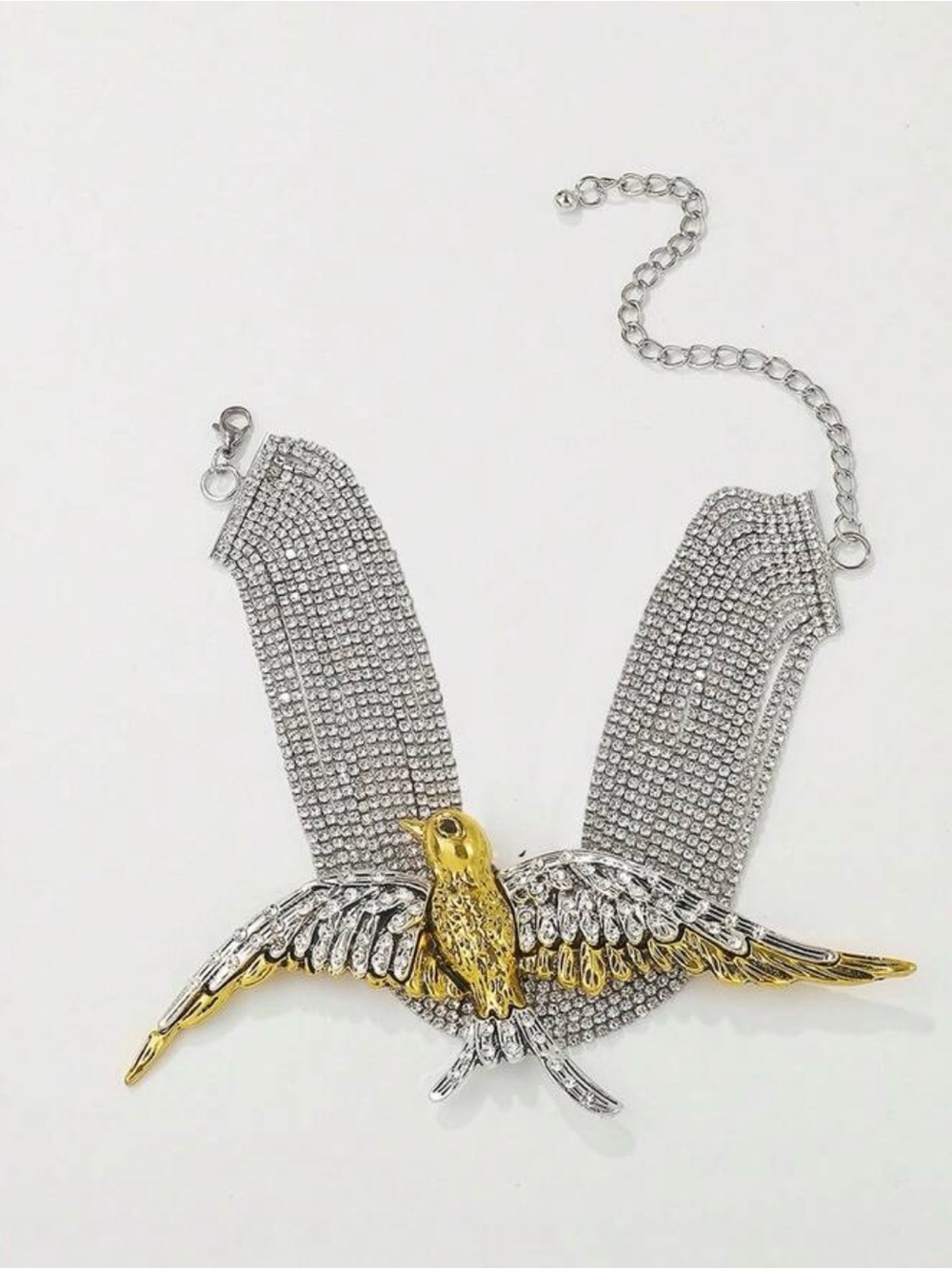 Luxury Bird Statement Choker Necklace - Picture 3 of 7